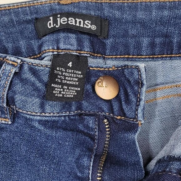 D.J. Denim Classic High-Waisted Jean Shorts | 5-Pocket - Picture 3 of 3